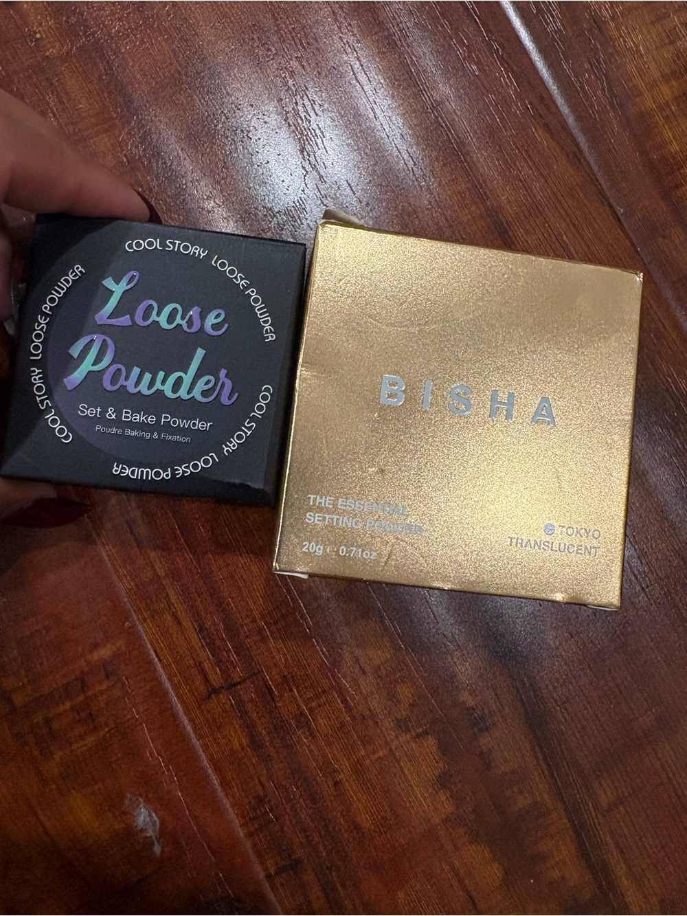 NEW BISHA &Cool Storm Translucent Setting Powder bundle